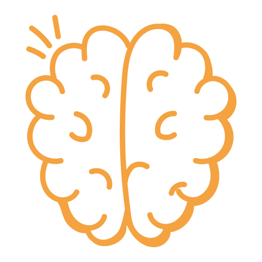 Cerveau stylisé – illustration de l’impact du travail sur la santé mentale