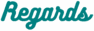 Logo Regards en vert émeraude
