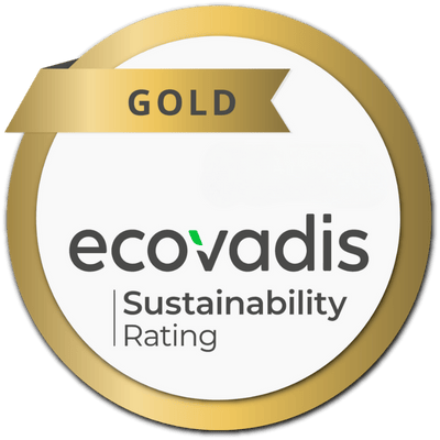 Logo Ecovadis Gold Sustainability Rating